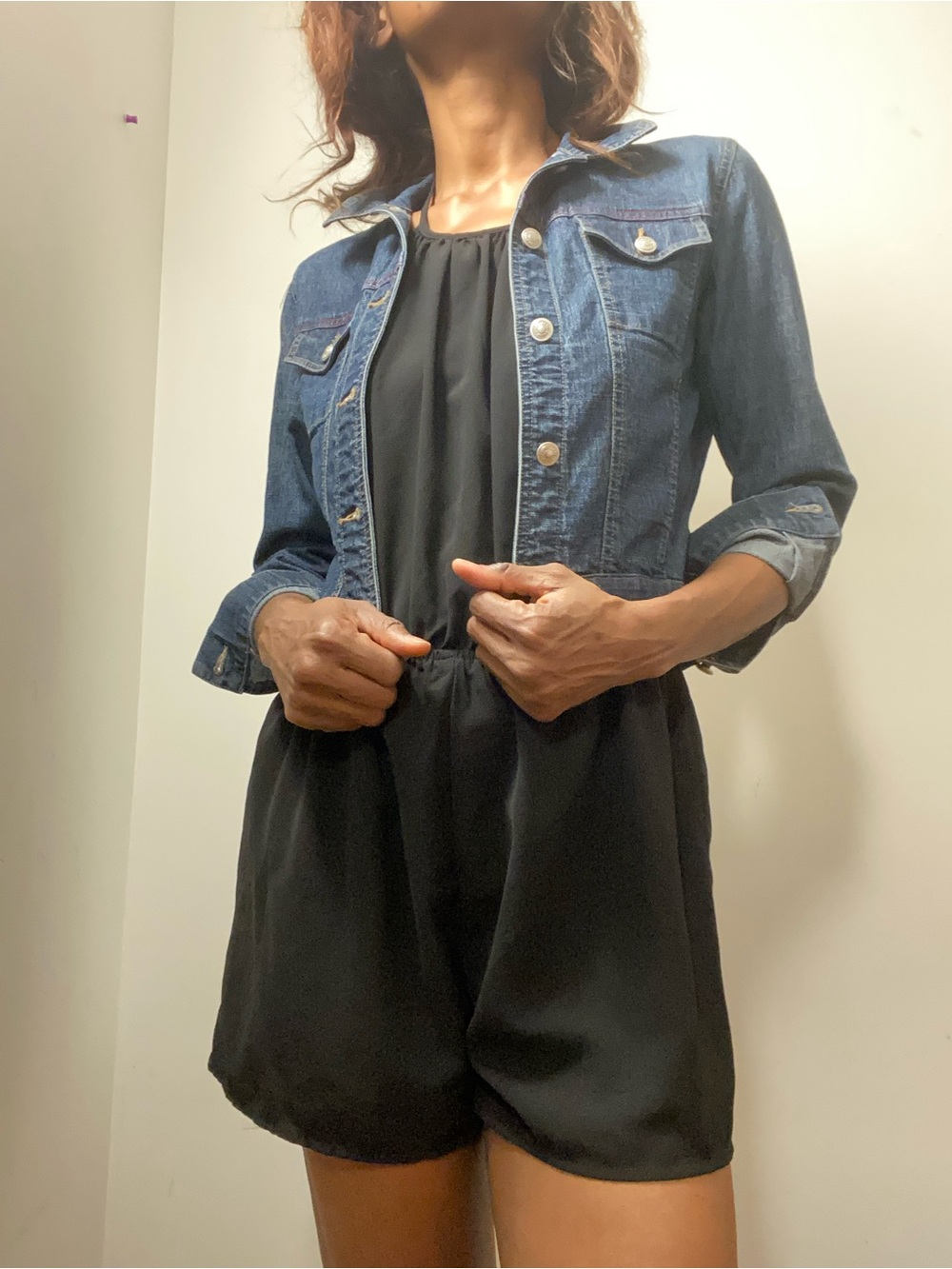 Sexy Black Backless Halter Romper - Picture 4 of 12